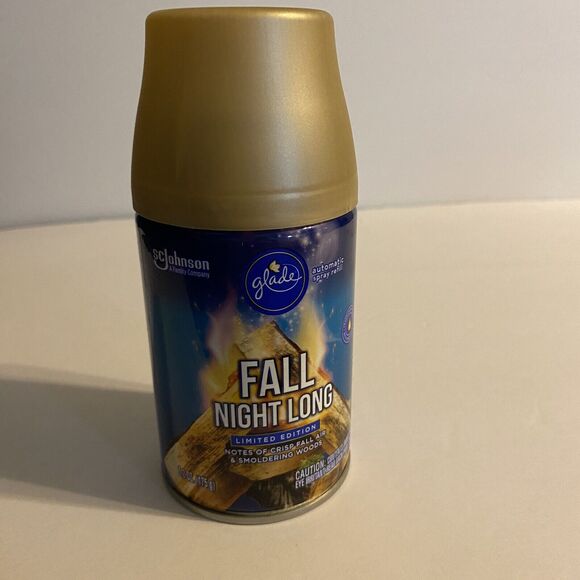 1 Count Glade Fall Night Long Oil Infused Automatic Spray Refill 6.2 Oz - Picture 2 of 5